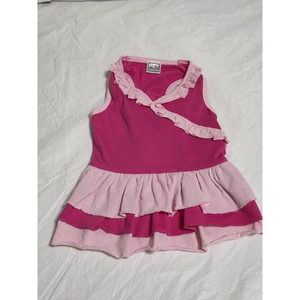 Pet Spirit Pink & Light Pink Dog Outfit Size Med